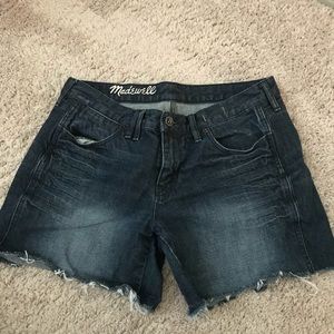Madewell frayed shorts